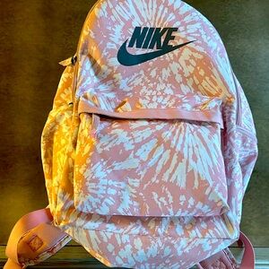 Nike Pink and white backpack